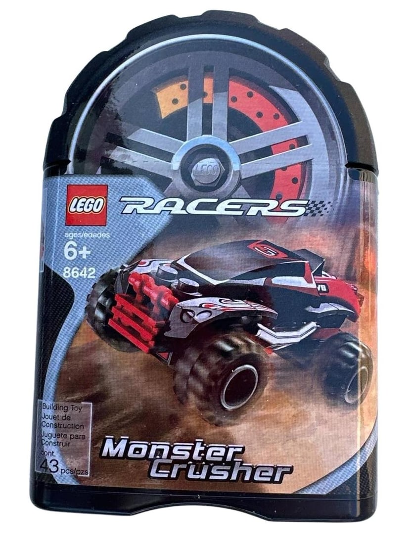 Lego Racers Monster Crusher Vintage 2004 Model 8642 Toy Set (1 of 9)