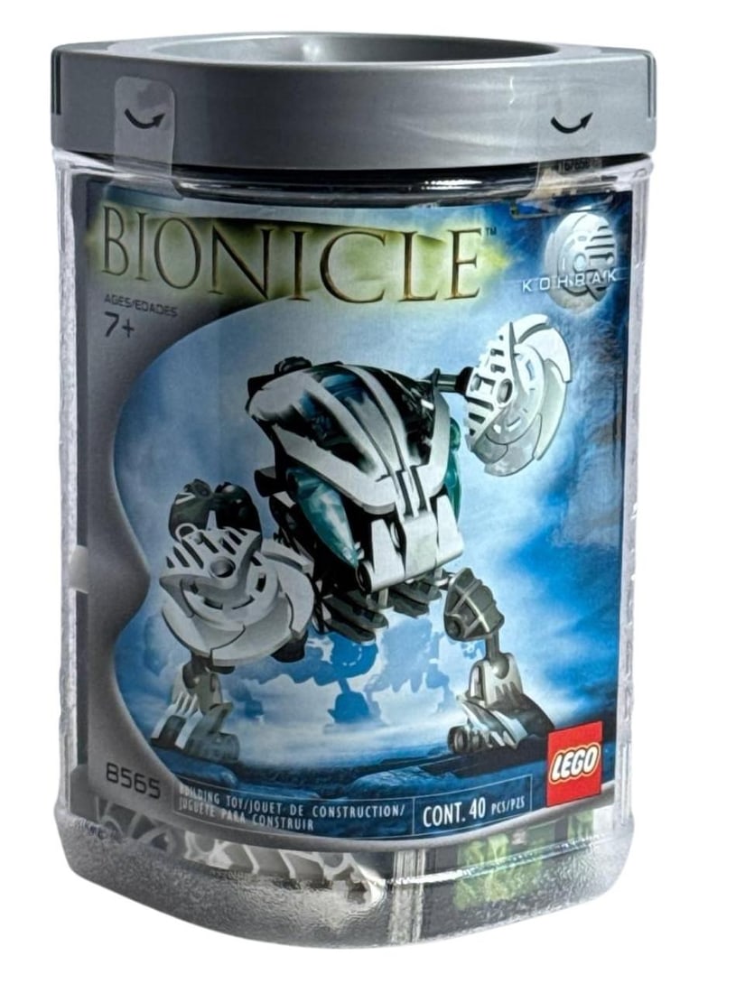 Lego Bionicle Kohrak 8565 Original Canister Figure Single Collector Item Sealed: Bionicle Kohrak 8565 from Lego is a highly sought-after collectible that continues to captivate fans worldwide. Originally released in 2002, this iconic set includes the powerful Kohrak figure, known