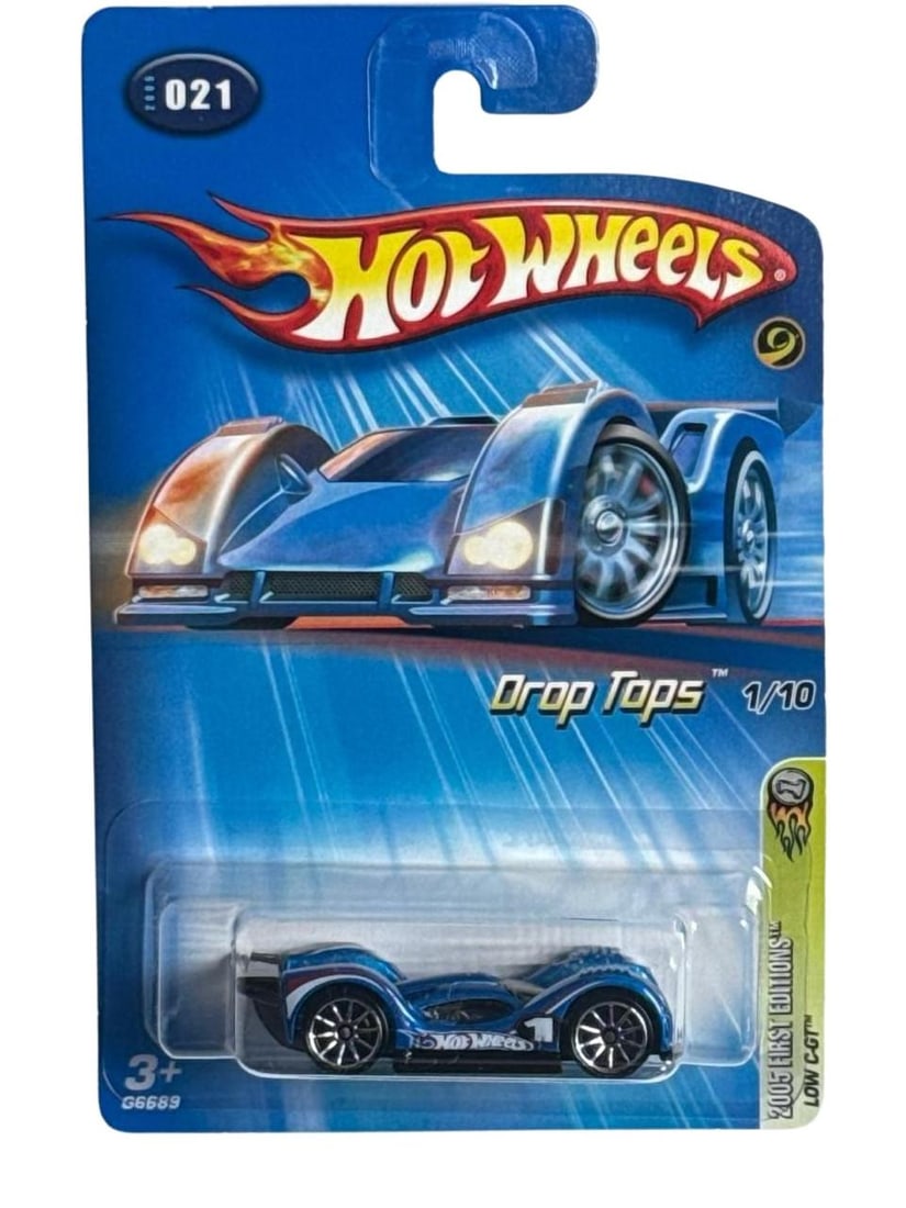 Hot Wheels 2004 Drop Tops Blue Diecast Car 1 10 Sealed Card 3 In (1 of 4)