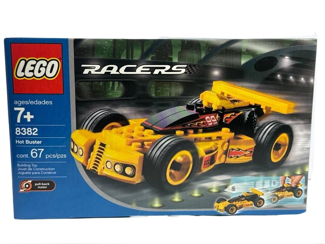 Vintage Lego Racers 8382 Hot Buster Building Toy 67 Pieces Ages 7 Plus (1 of 9)