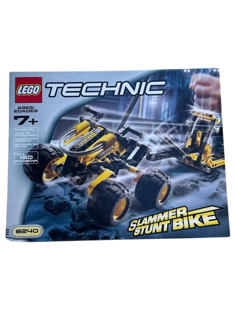 Rare Lego Technic 8240 Slammer Stunt Bike 2001 Collectors Set Unassembled (1 of 9)