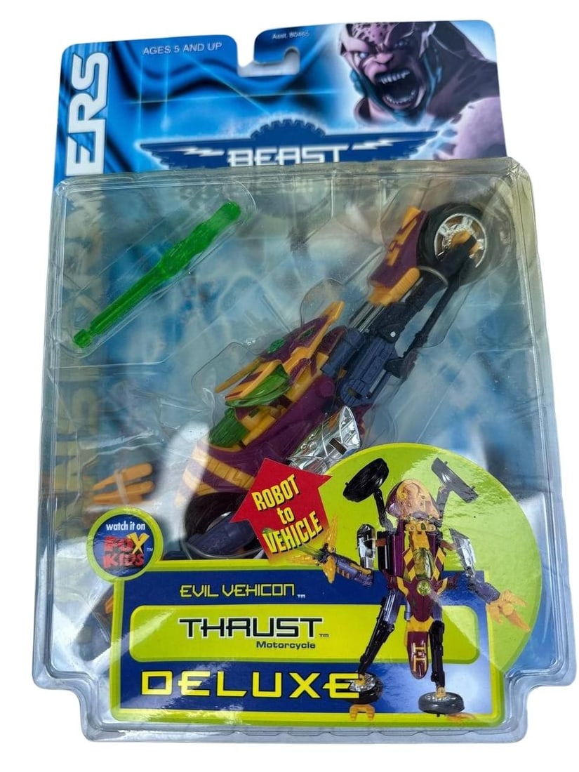 First Edition Transformers Beast Machines Thrust Hasbro Collectible Toy 9 Inch (1 of 9)