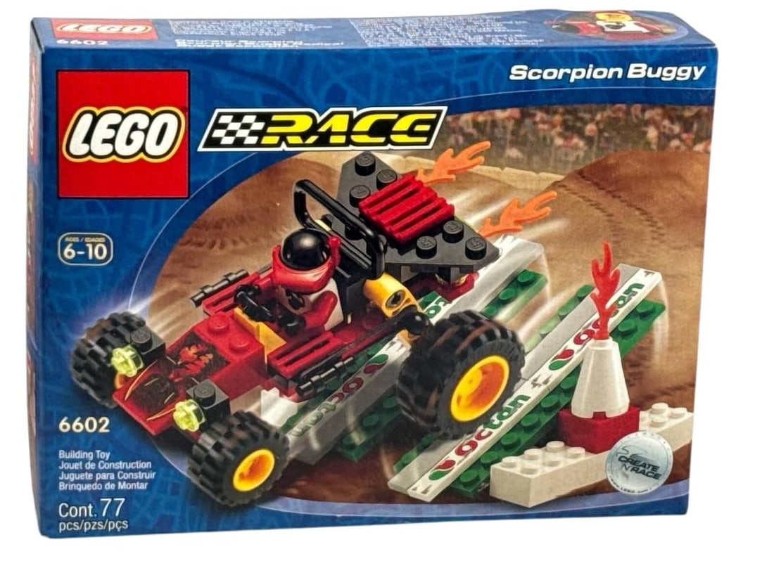 Lego Race Scorpion Buggy Set 6602 Vintage Building Toy Collectible (1 of 9)
