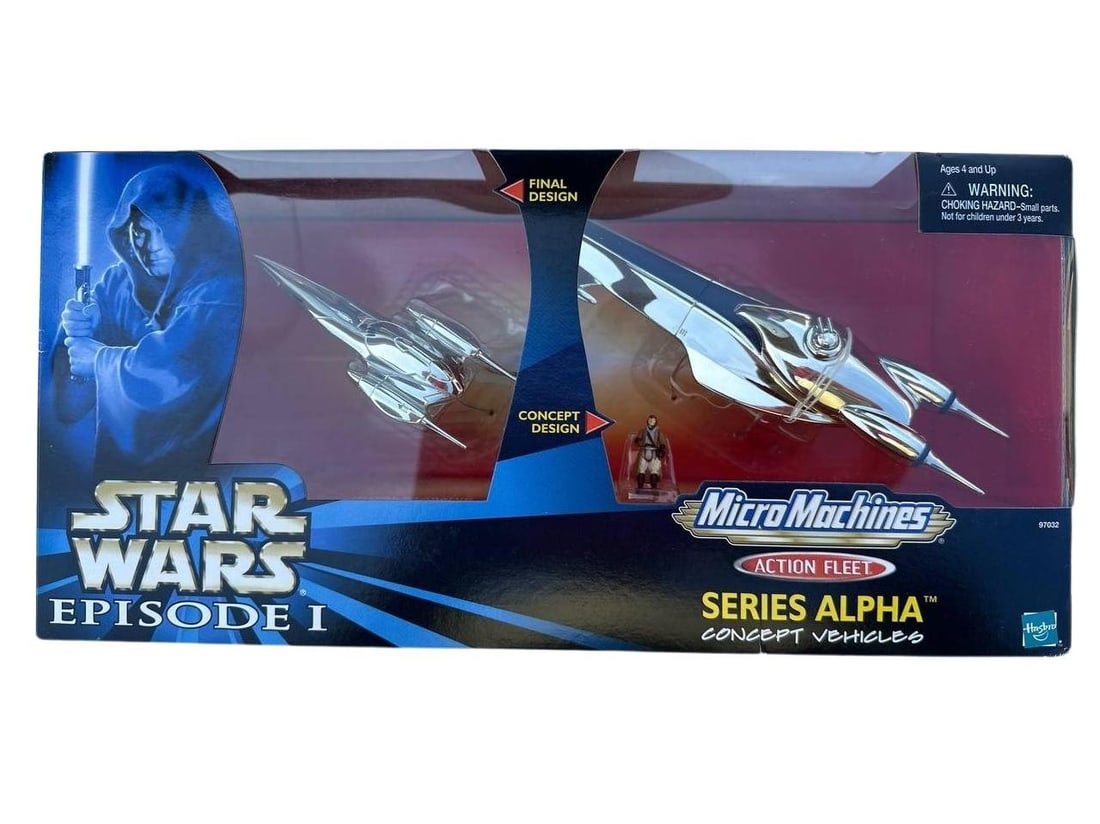 Star Wars Episode I Micro Machines Action Fleet Series Alpha Concept Vehicles 1999 Sealed (1 of 9)