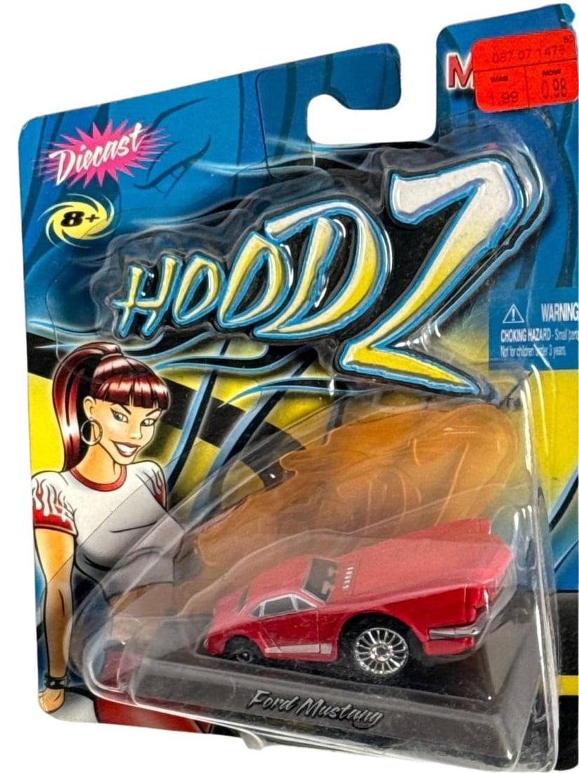 Maisto Hoodz Red Ford Mustang Licensed Chrysler Dodge Toy 2004 (1 of 9)