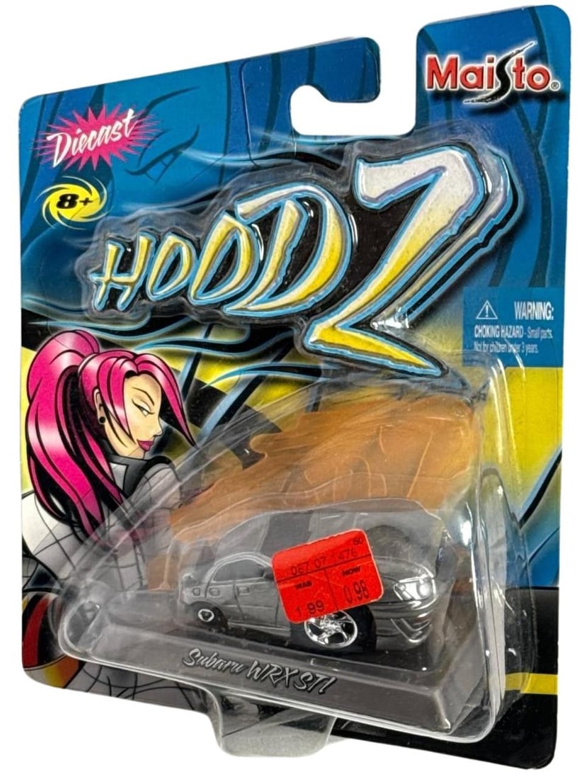 Maisto Hoodz Subaru WRX STi 1 64 Scale Diecast Collectible Toy Car Rare: Maisto Hoodz Subaru WRX STi 1 64 Scale Diecast Collectible Toy Car Rare is a sought after piece for any collector. Released around 2004, this licensed product showcases a detailed Subaru WRX STi model