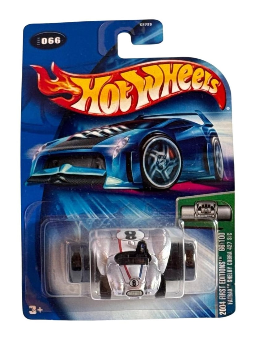 Hot Wheels 2004 First Editions 66 100 Fatbax Shelby Cobra 427 SC Diecast Car 3in (1 of 7)