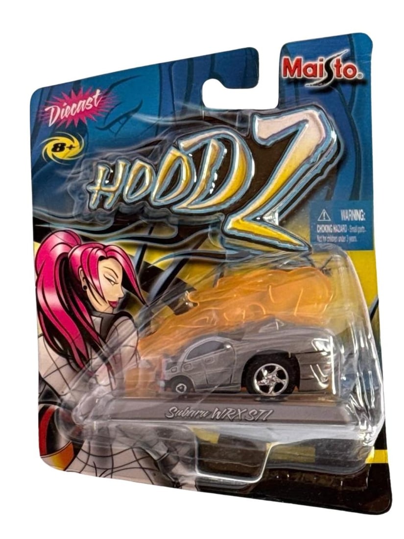 Maisto Hoodz Subaru WRX STI Diecast Toy Car 1:64 Scale Collectible (1 of 5)