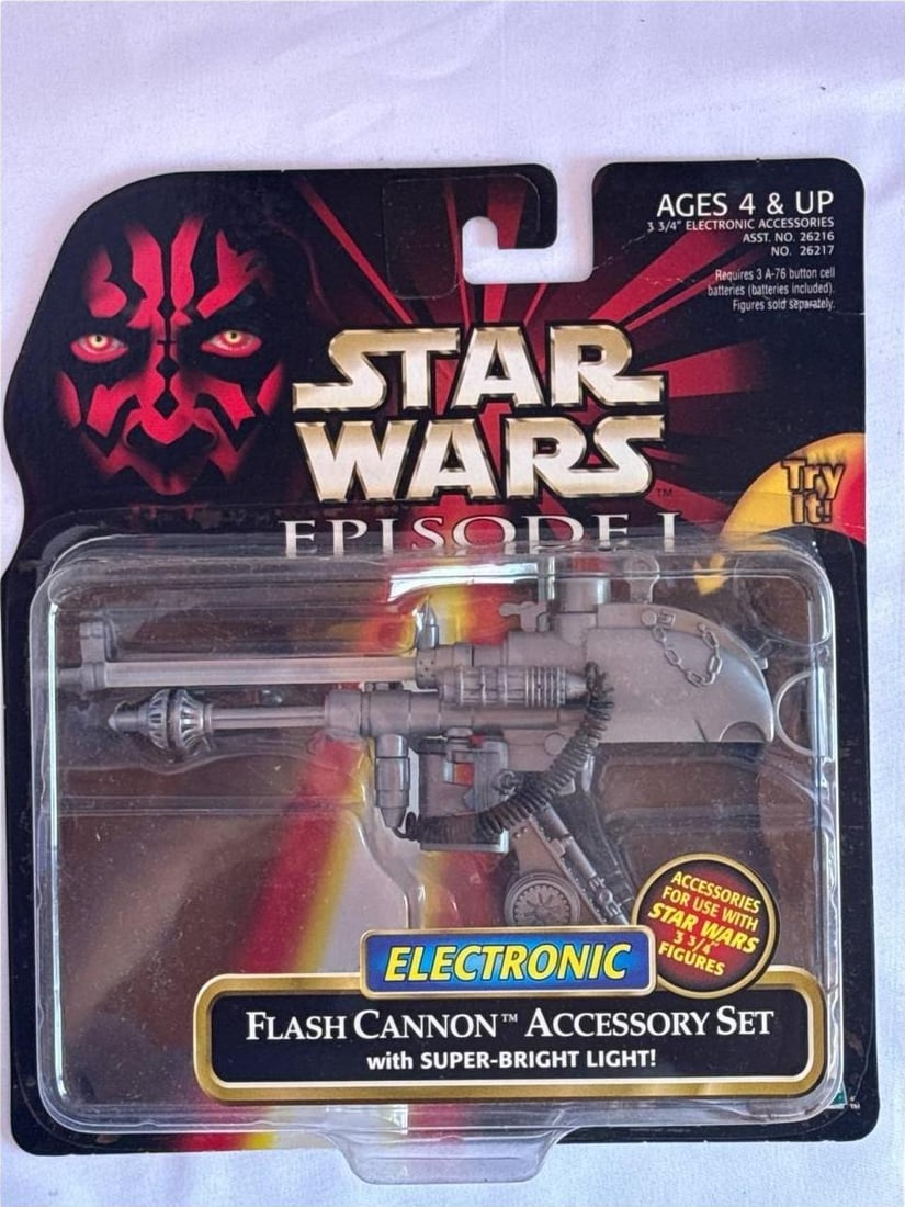 Star Wars Episode I Electronic Flash Cannon Accessory Set With Super Bright Light (1 of 9)