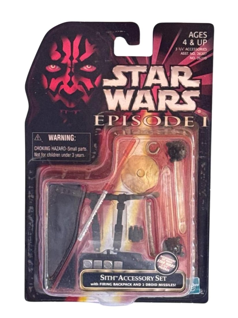Star Wars Episode I Sith Accessory Set Hasbro Firing Backpack Missiles (1 of 9)