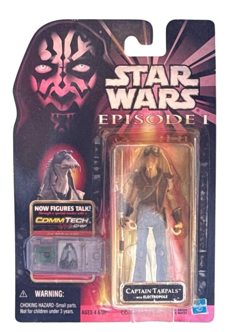 Star Wars Episode I Captain Tarpals Action Figure Hasbro 4 In Commtech Chip (1 of 9)