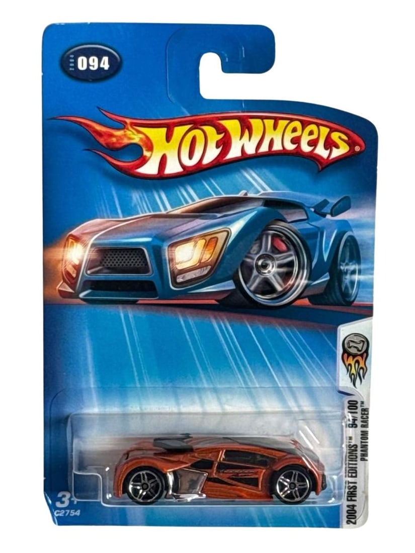 Hot Wheels 2004 First Editions Phantom Racer Orange Diecast Car Sealed (1 of 5)
