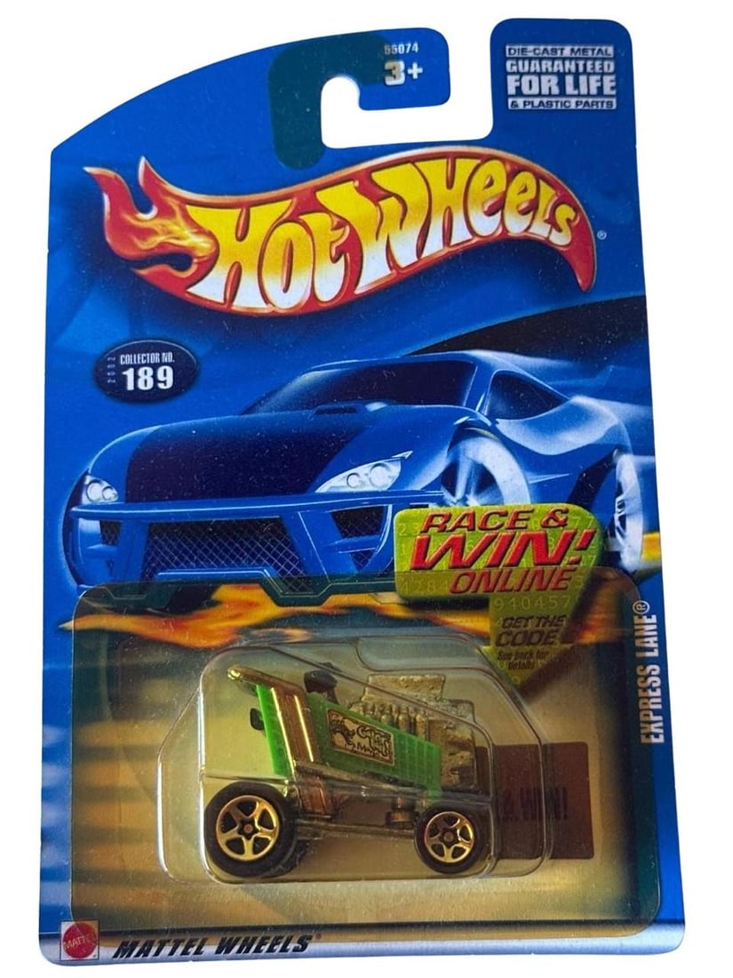 Hot Wheels Express Lane 189 Diecast Toy Car 1 64 1998 Sealed: Hot Wheels Express Lane 189 Diecast Toy Car is a classic collectible that showcases the exciting style and enduring quality of 1990s toy design. This model is made in China for Mattel and retains its