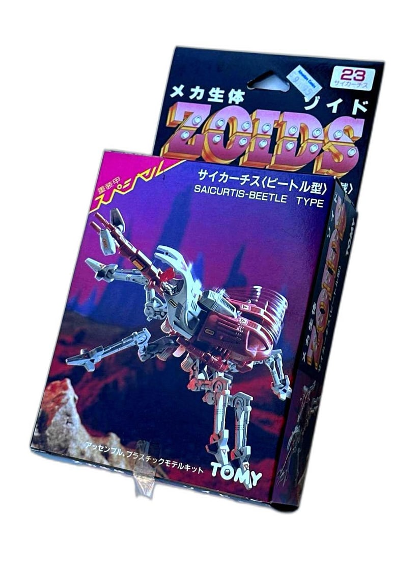 TOMY Zoids Mecha Scorpion Type Metallic Model Kit Vintage Toy 3in (1 of 4)