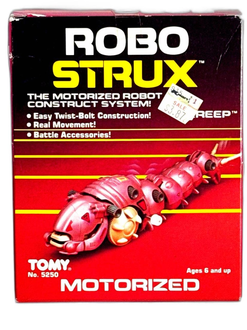 Robo Strux The Motorized Robot Construct System Kreep Tomy Toy 1985 (1 of 5)
