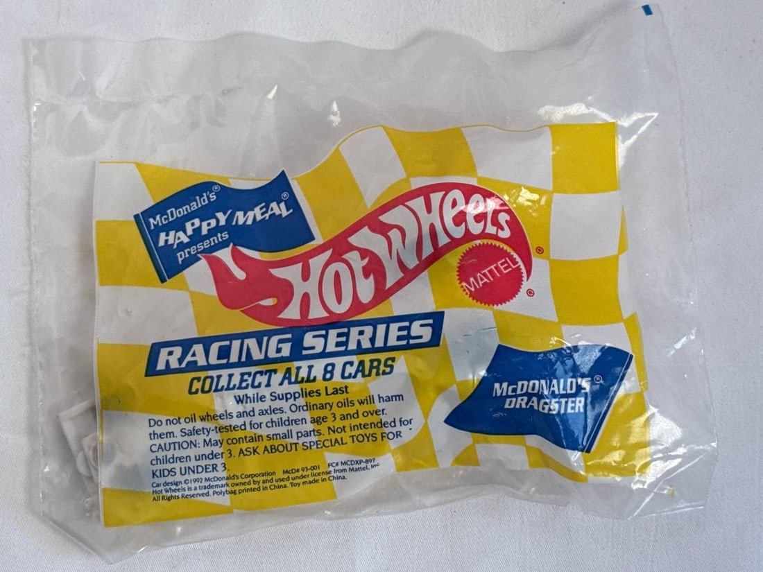 Hot Wheels McDonalds Racing Series Dragster 1982 Super Rare Red 3in (1 of 4)