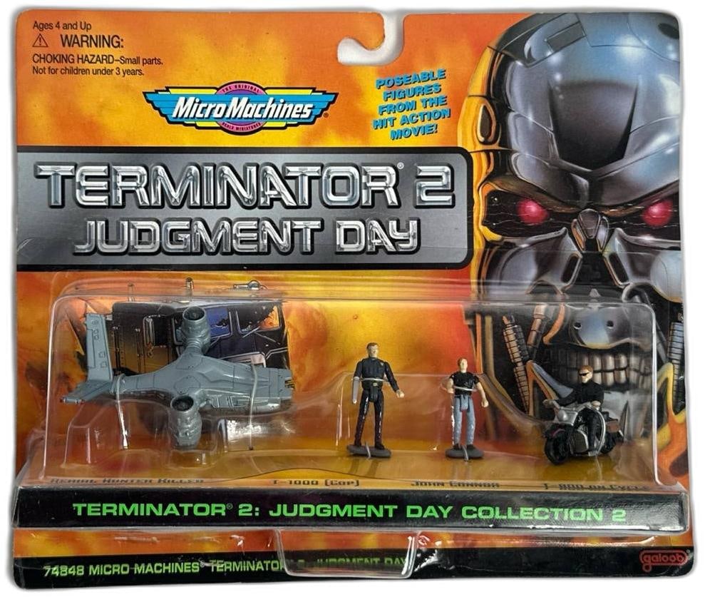 Terminator 2 Judgment Day Micro Machines Collection 2 T 1000 T 800 Mint Condition (1 of 6)