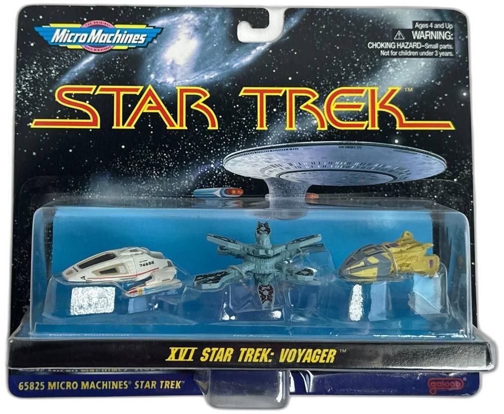 Micro Machines Star Trek Voyager 1997 Unopened Pack Collection 65825 (1 of 4)