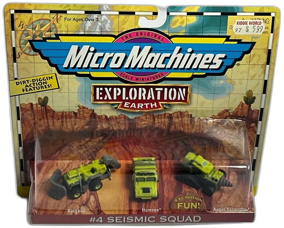 Unopened Micro Machines Earth Exploration Seismic Squad Vehicles Mint Condition (1 of 4)
