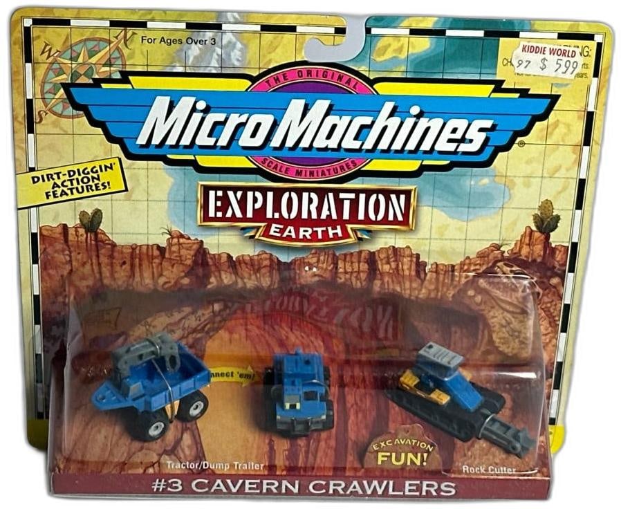 Vintage Micro Machines Exploration Earth 3 Cavern Crawlers Unopened Mint (1 of 4)