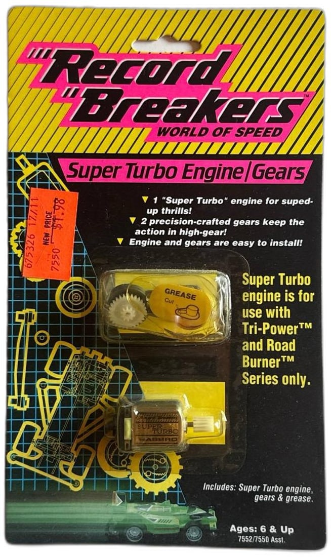 Record Breakers World Of Speed Super Turbo Engine Gears Unopened Hasbro (1 of 4)