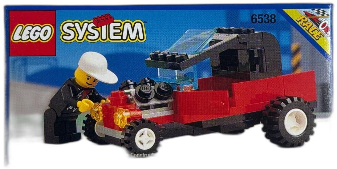 Lego System 6538 Race Car Set Red Rare 1994 Unopened Building Toy 53 Pcs (1 of 7)