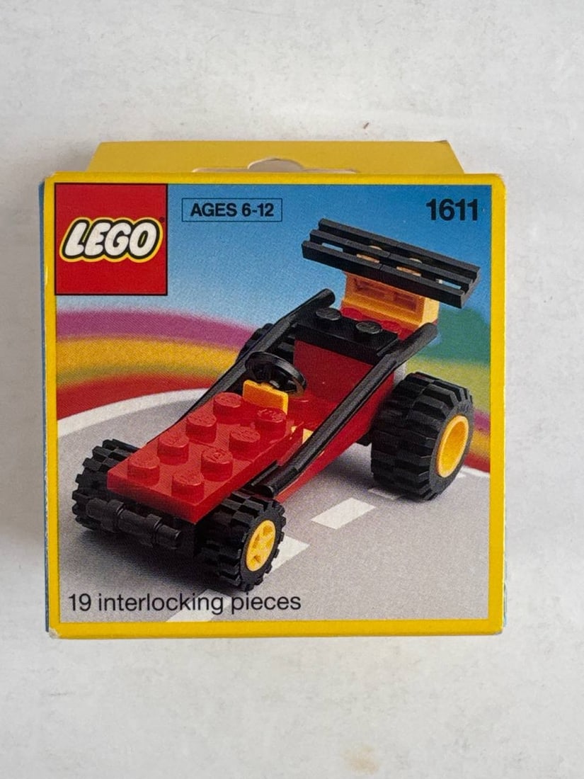Lego Speed Car 1611 Set 19 Pieces Ages 6 12 1991 Unopened (1 of 5)