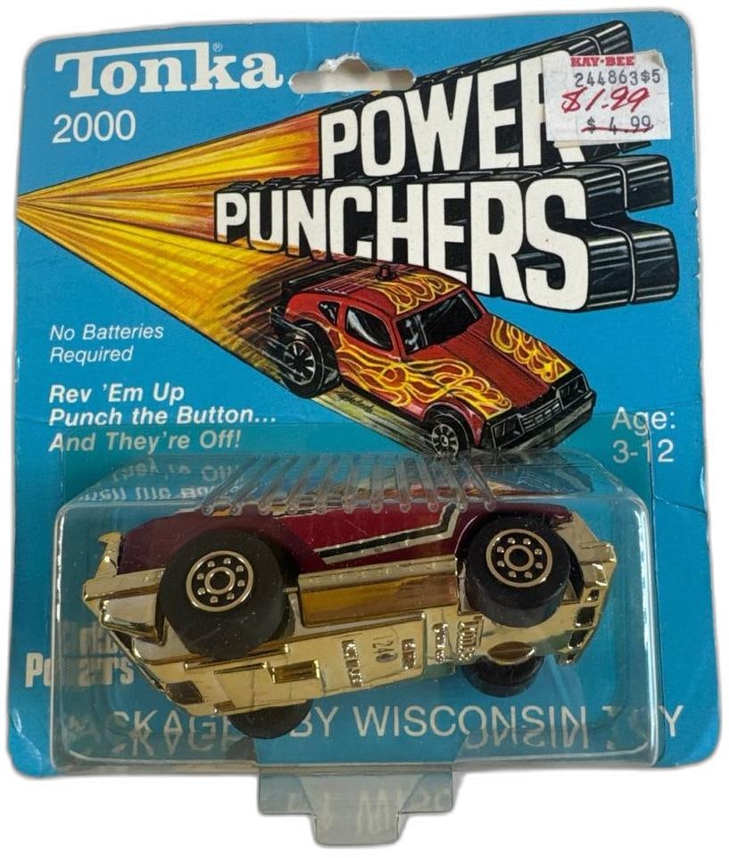 Tonka Power Punchers 2000 Sonic Boom Die Cast Car Unopened Original Package: Tonka Power Punchers 2000 Sonic Boom Die Cast Car Unopened Original Package. This iconic toy from the early 1980s is a prime example of Tonka's innovative approach to children's vehicles. Featuring a 