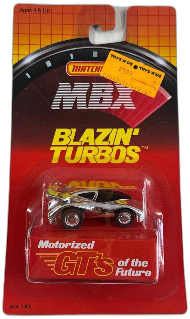 Matchbox Mbx Blazin Turbos Motorized Gts Of The Future Rare Unopened (1 of 4)