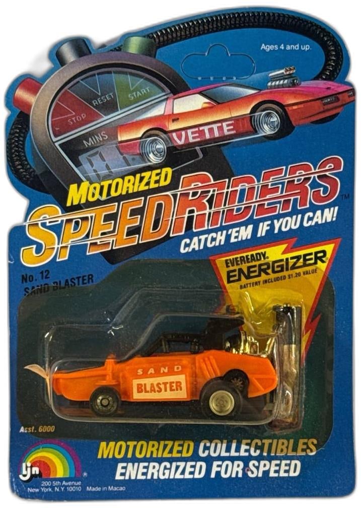 Motorized Speedriders Sand Blaster No 12 Orange Ljn Toy Car Unopened (1 of 4)