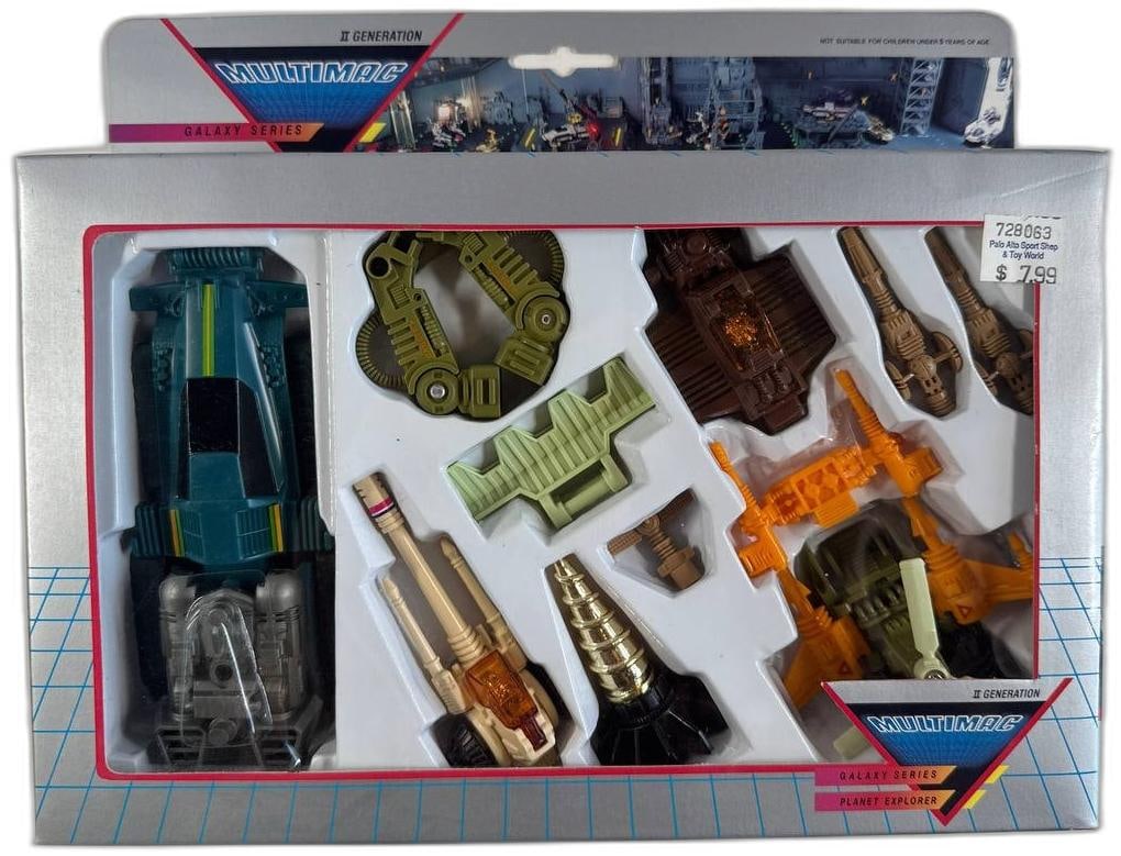 Multimac II Generation Galaxy Series Planet Explorer Construction Set Unopened: Multimac II Generation Galaxy Series Planet Explorer is a remarkable unopened construction set that brings a futuristic intergalactic experience to toy enthusiasts and collectors alike. Combining mult