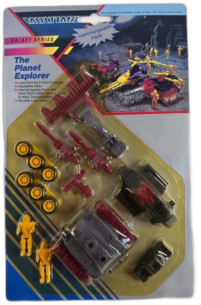 Galaxy Series The Planet Explorer Multimac Long Running Friction Powered Toy Unopened: Galaxy Series The Planet Explorer by Multimac stands out as a long running friction powered toy designed for both collectors and kids. This unopened set highlights adjustable and interchangeable parts
