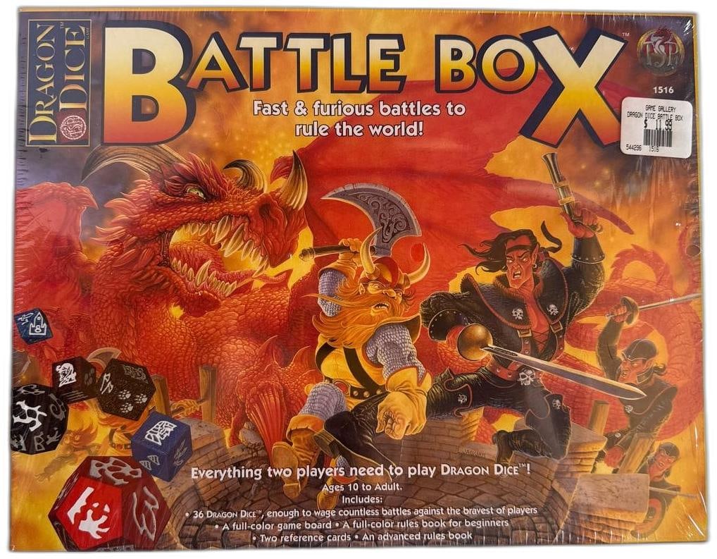 Dragon Dice TSR Original Battle Box Fantasy Board Game Sealed 1995 (1 of 7)