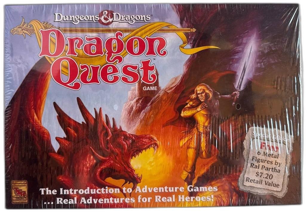 Dungeons And Dragons Dragon Quest Board Game Sealed 1992 Year Adventure Knights (1 of 4)