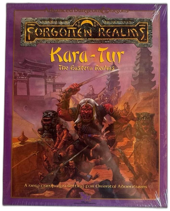 Forgotten Realms Kara Tur The Eastern Realms Sealed 1988 Advanced Dungeons And Dragons TSR Box Set (1 of 5)
