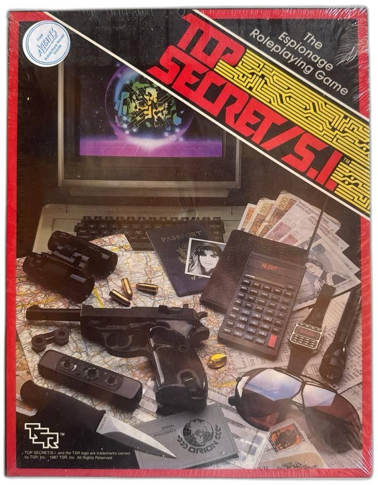 TSR Top Secret S I Espionage Roleplaying Game 1987 Boxed Set Sealed (1 of 6)