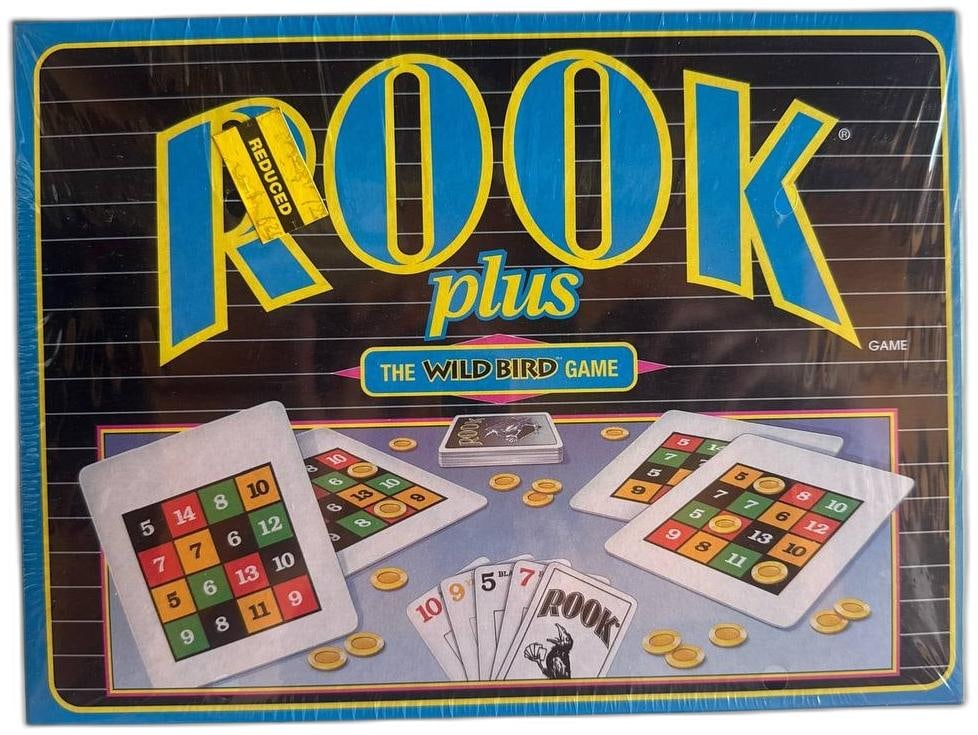 Rook Plus The Wild Bird Card Game Sealed Parker Brothers Board Deck Chips Score: Sealed Rook Plus The Wild Bird Card Game Parker Brothers deck chips and score cards brand new. This official release from Parker Brothers offers an exciting new variation on the classic Rook game, kno