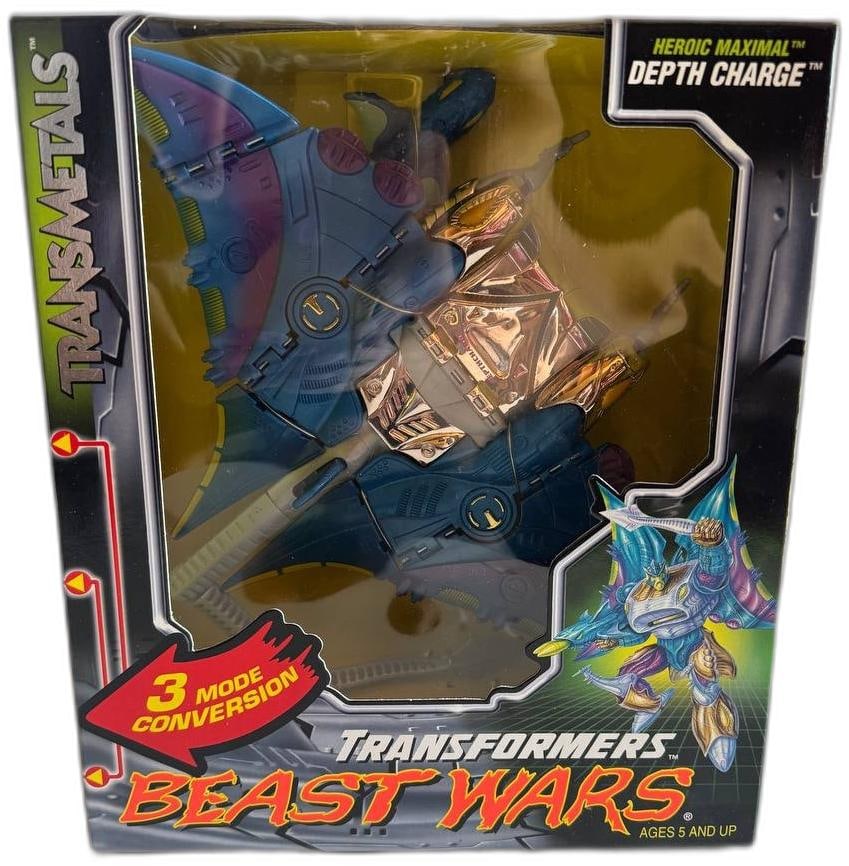 Transformers Beast Wars Transmetals Depth Charge Heroic Maximal Action Figure Unopened (1 of 6)