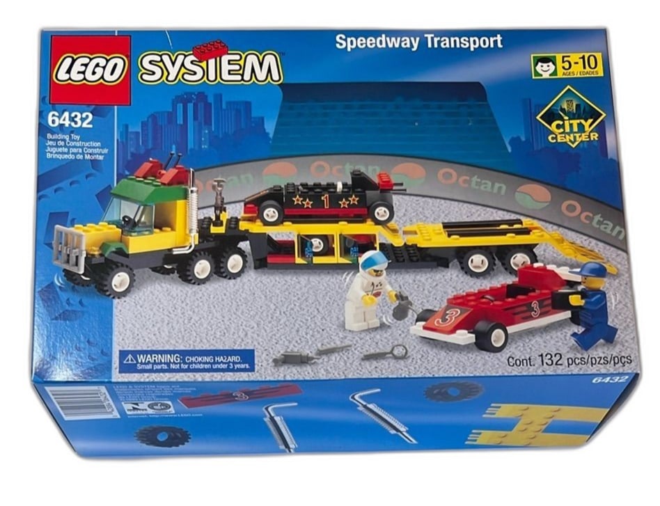 LEGO System Speedway Transport Set 6432 1996 132 Pieces (1 of 5)
