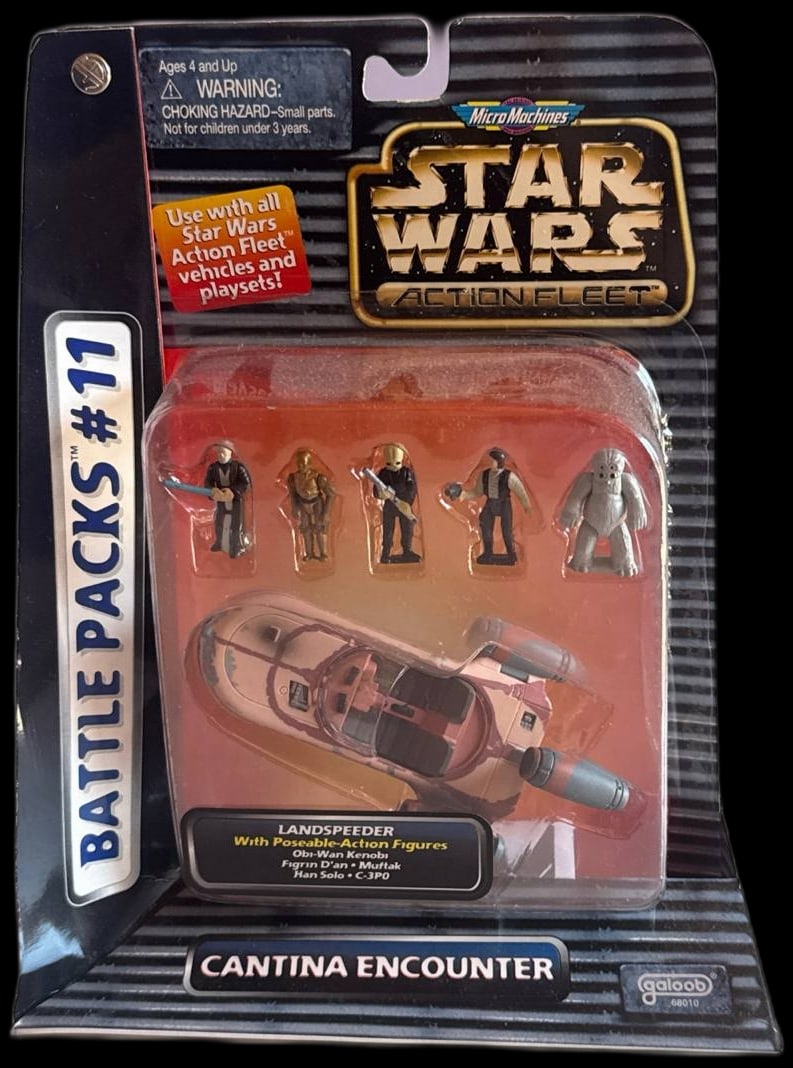 Star Wars Micro Machines Action Fleet Cantina Encounter Battle Packs 11 Galoob 1996 Unopened (1 of 5)