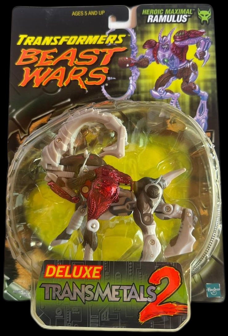 Deluxe Transformers Beast Wars Transmetals 2 Heroic Maximal Ramulus 1998 Unopened (1 of 5)