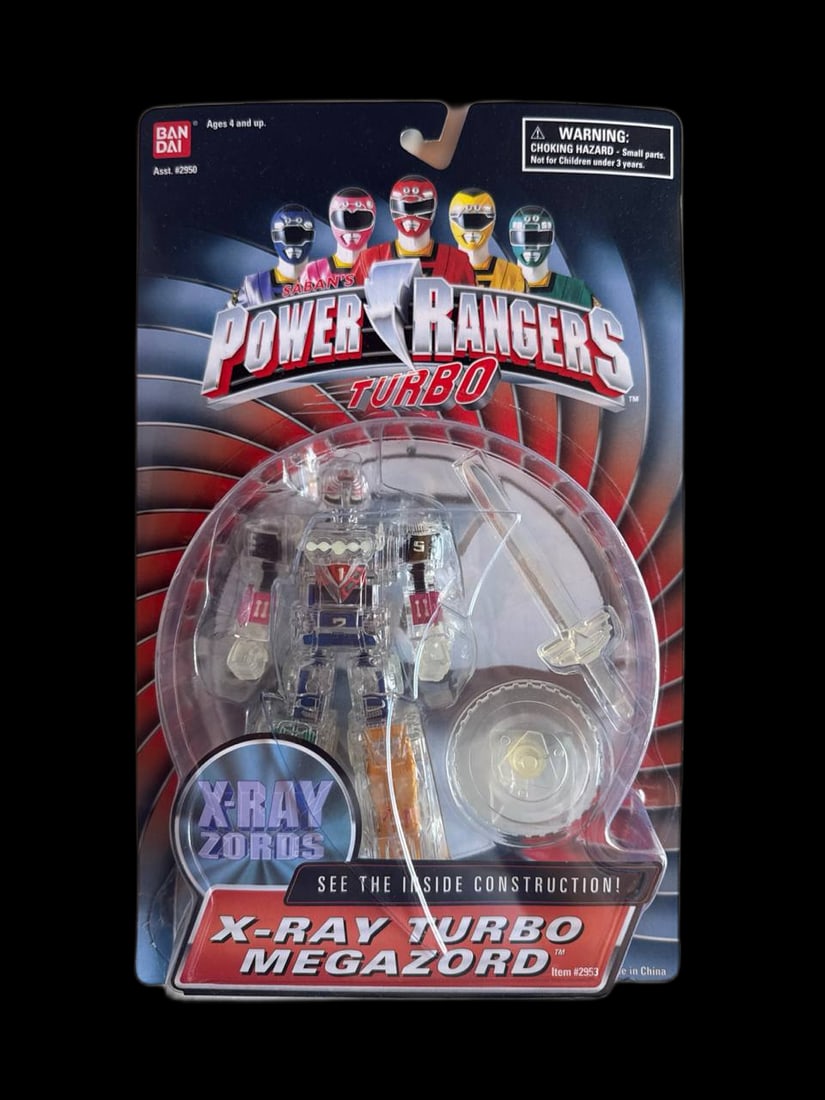 Bandai Sabans Power Rangers Turbo X Ray Megazord Vintage Collectible Figure Rare 1997 (1 of 6)