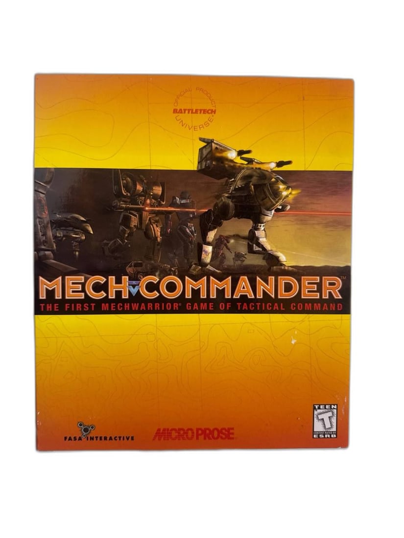 Unopened 1998 Mechcommander PC Big Box Combat Strategy Game Windows 95 Retro Release (1 of 7)