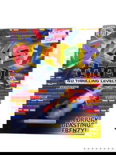 Rare Vintage Blast Thru Pc Cd Rom Brick Blasting Arcade Game For Windows 98: This vintage PC CD-ROM game from 1998 brings back the fast-paced arcade thrills of blasting through colorful brick walls. Developed by Galaxy Software and published by RomTech, it offers 40 exciting l