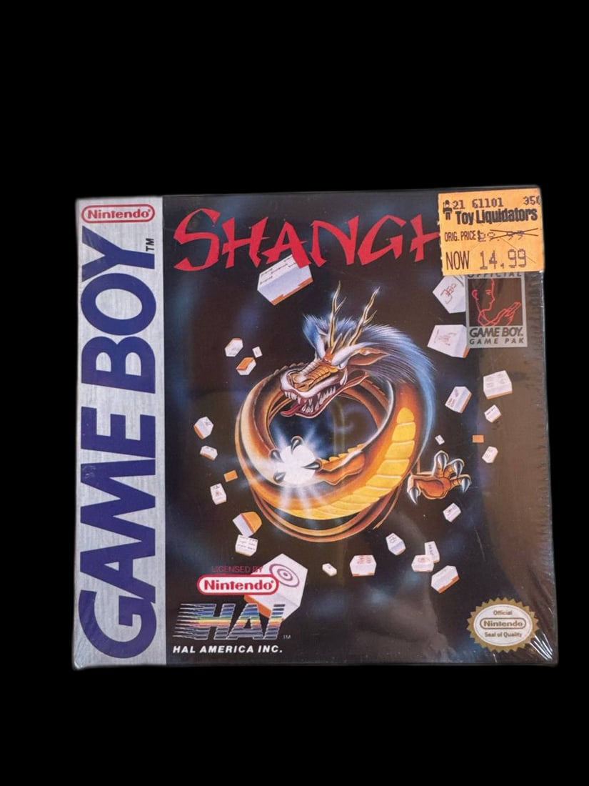 Nintendo Game Boy Shanghai Hal America Inc Mint Sealed 1990 Made In Japan (1 of 6)