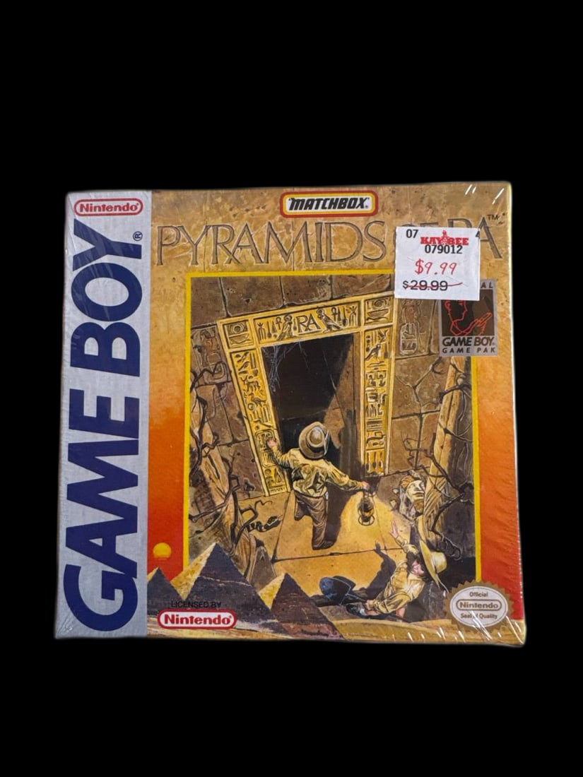 Nintendo Game Boy Matchbox Pyramids Of Ra Mint Sealed 1992 Made In Japan: This is a rare and highly collectible Game Boy puzzle adventure titled Pyramids of Ra published by Matchbox and licensed by Nintendo It comes mint and factory sealed from 1992 made in Japan and has ne