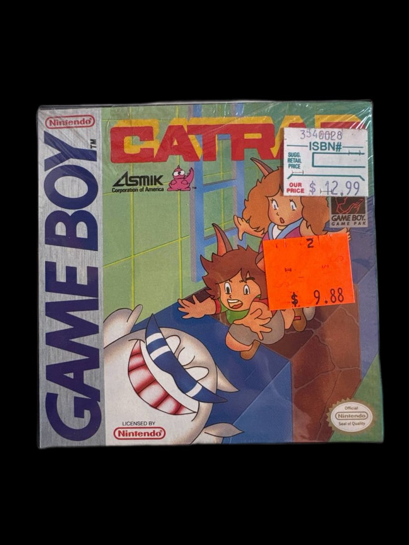 Catrap Nintendo Game Boy Mint Sealed 1989 Made In Japan Puzzle Adventure Cartridge (1 of 5)