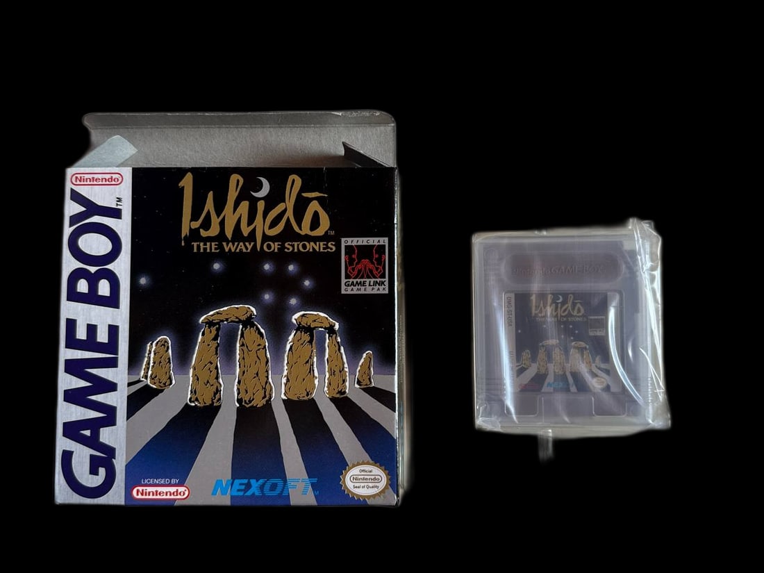Ishido The Way Of Stones Nintendo Game Boy Original Cartridge Open Box 1990 Made In Japan (1 of 5)