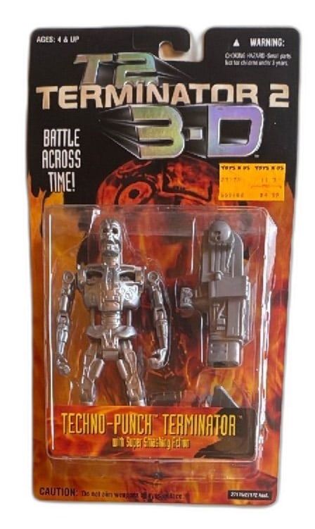 Terminator 2 Techno-Punch Action Figure 1997 Kenner New in Package (1 of 7)