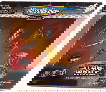 Micro Machines Star Wars Empire Strikes Back Collector's Edition Set: Micro Machines Star Wars The Empire Strikes Back Collector's Edition Set, manufactured by Galoob. This special limited edition from 1995 features miniature replicas of iconic Star Wars vehicles and st